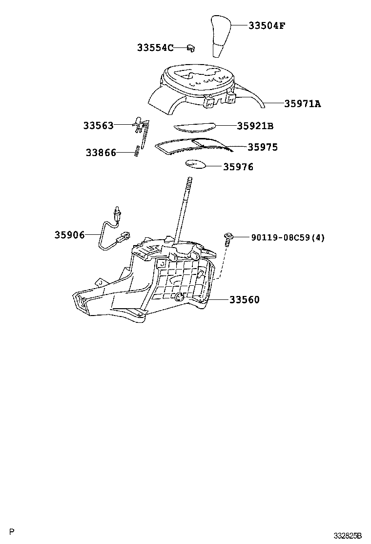  YARIS |  SHIFT LEVER RETAINER
