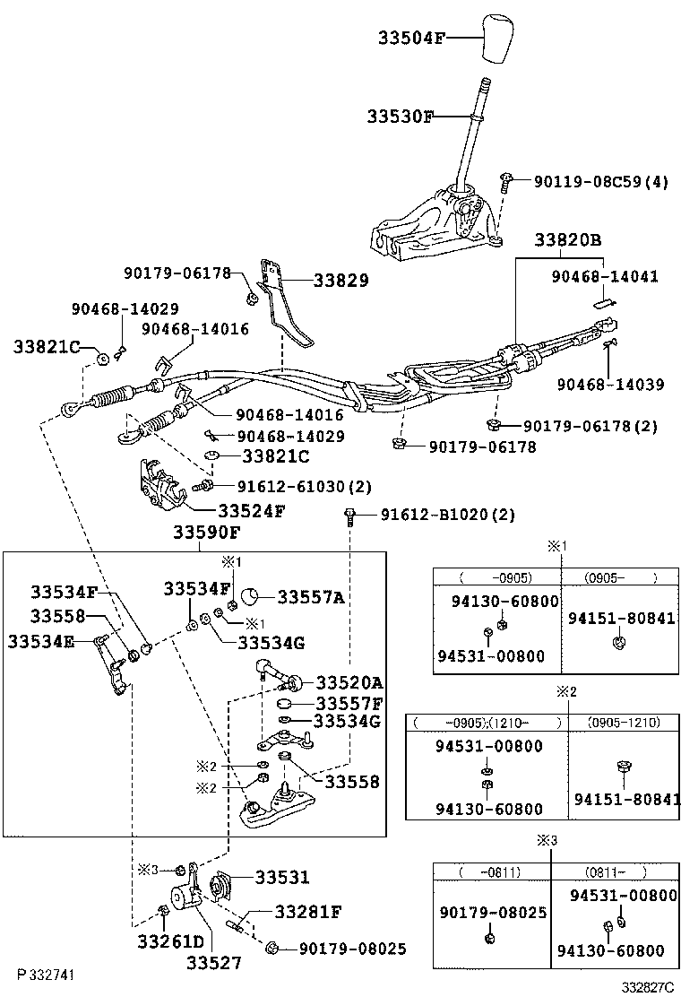  YARIS |  SHIFT LEVER RETAINER