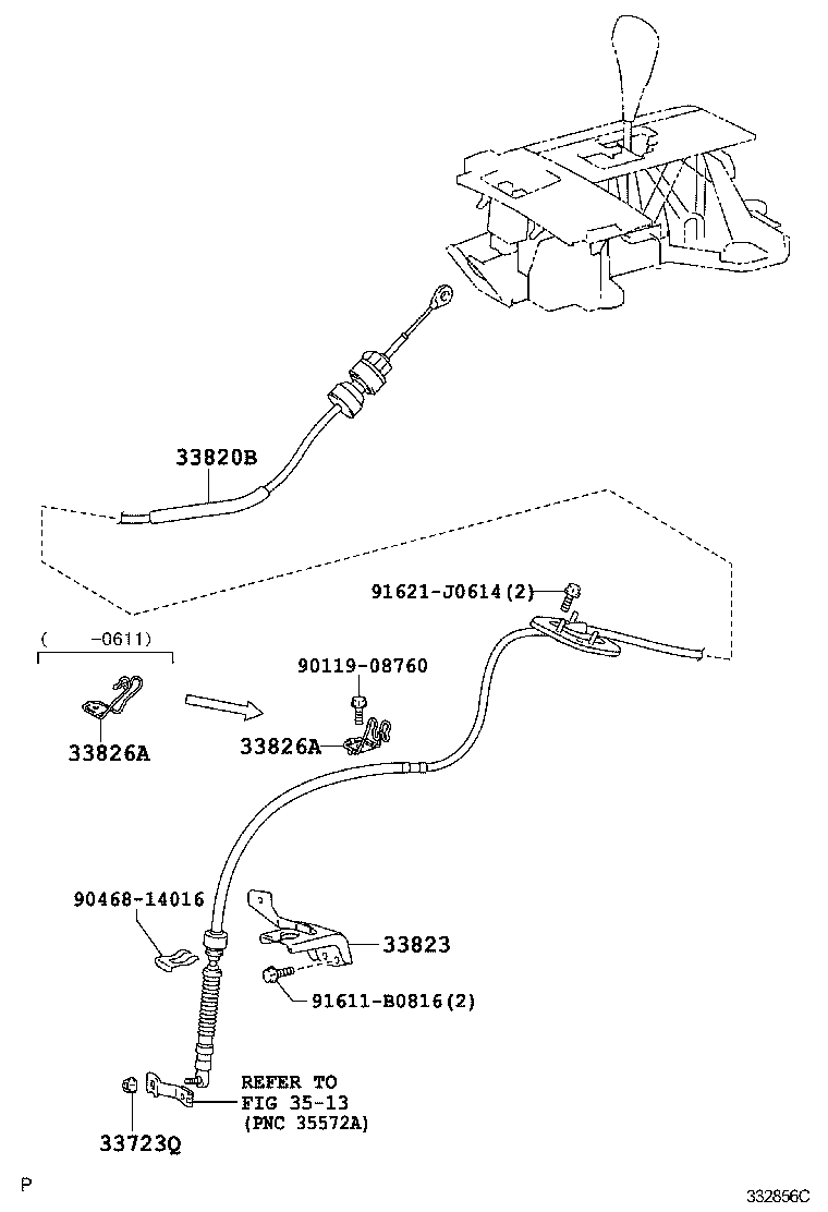  CAMRY JPP |  SHIFT LEVER RETAINER