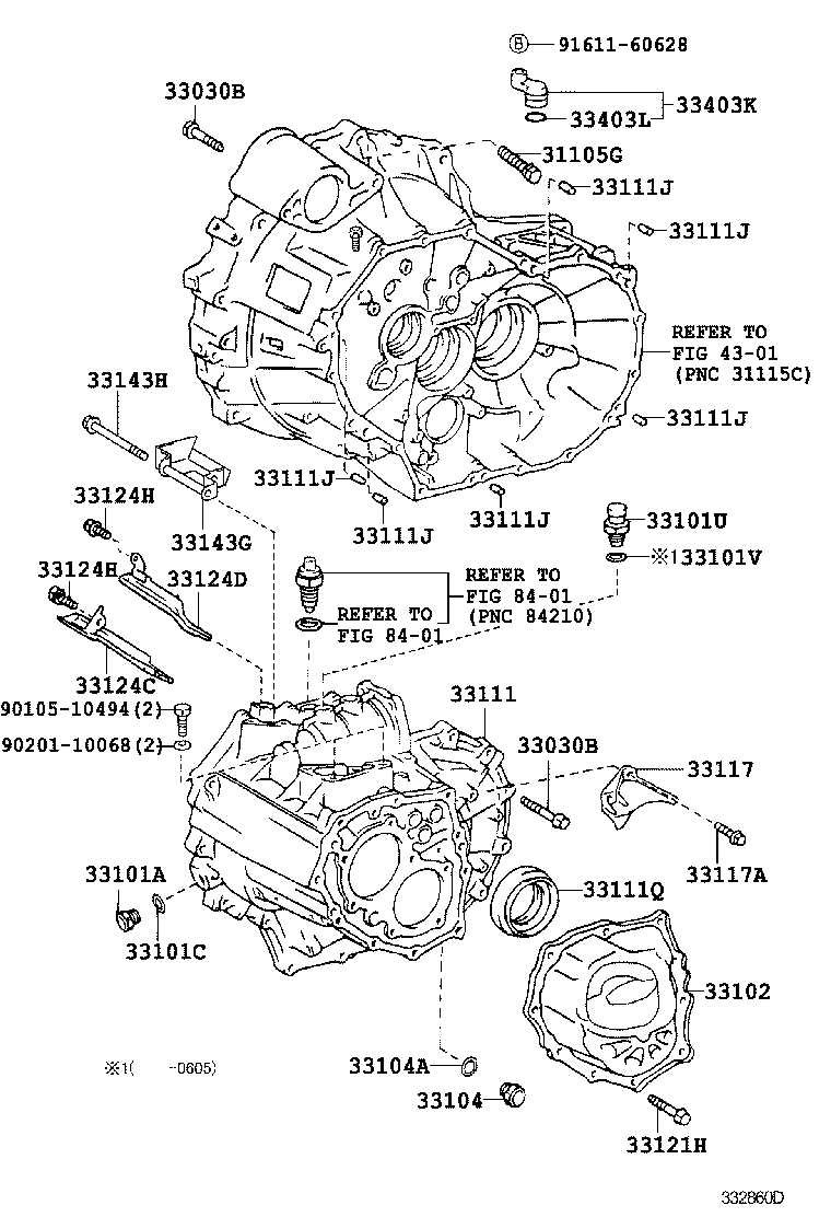  CAMRY JPP |  CLUTCH HOUSING TRANSMISSION CASE MTM