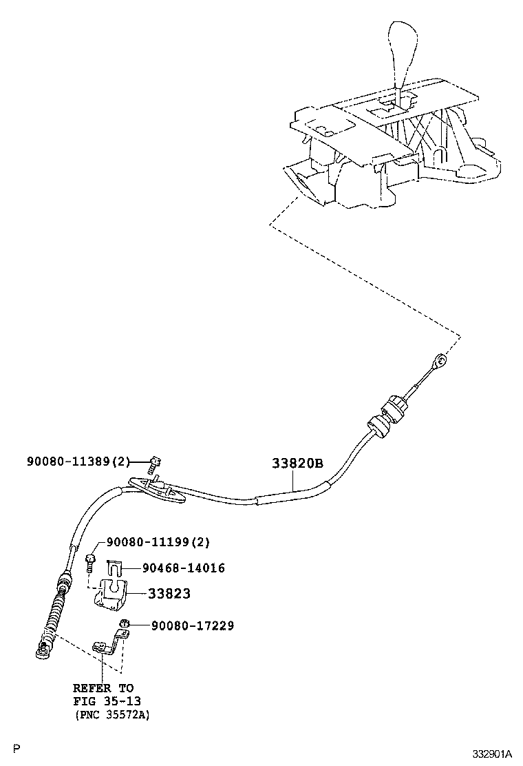  CAMRY NAP |  SHIFT LEVER RETAINER
