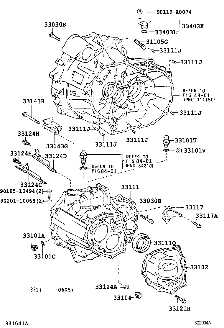  CAMRY NAP |  CLUTCH HOUSING TRANSMISSION CASE MTM