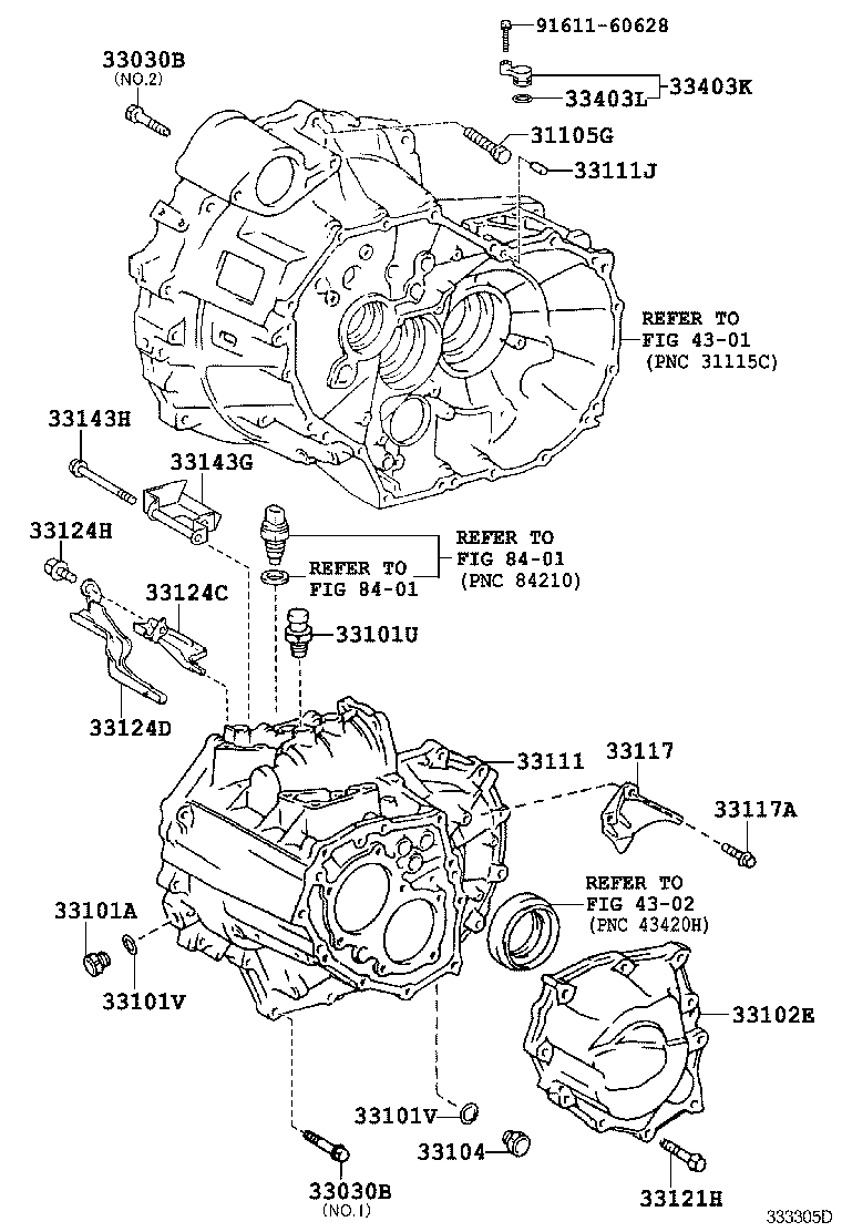  SCION XB |  CLUTCH HOUSING TRANSMISSION CASE MTM