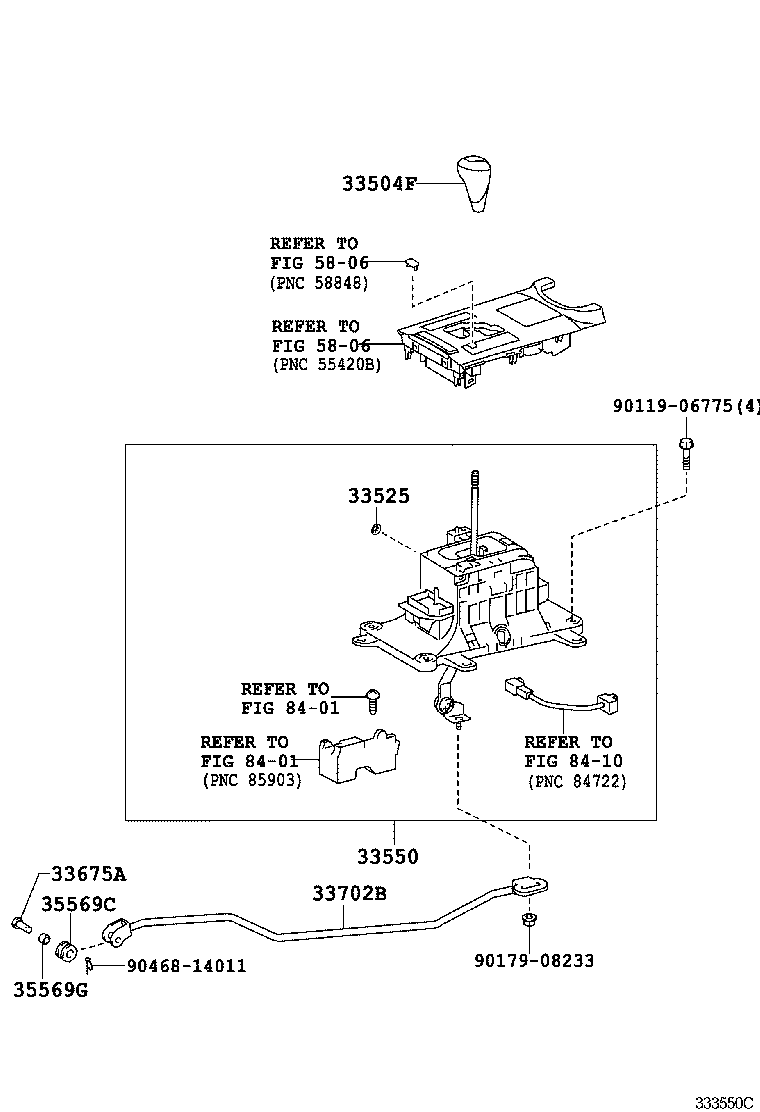  IS F |  SHIFT LEVER RETAINER