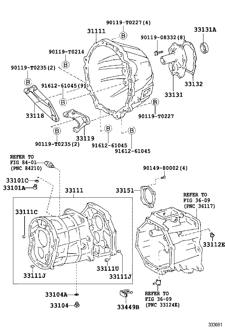  HILUX |  CLUTCH HOUSING TRANSMISSION CASE MTM
