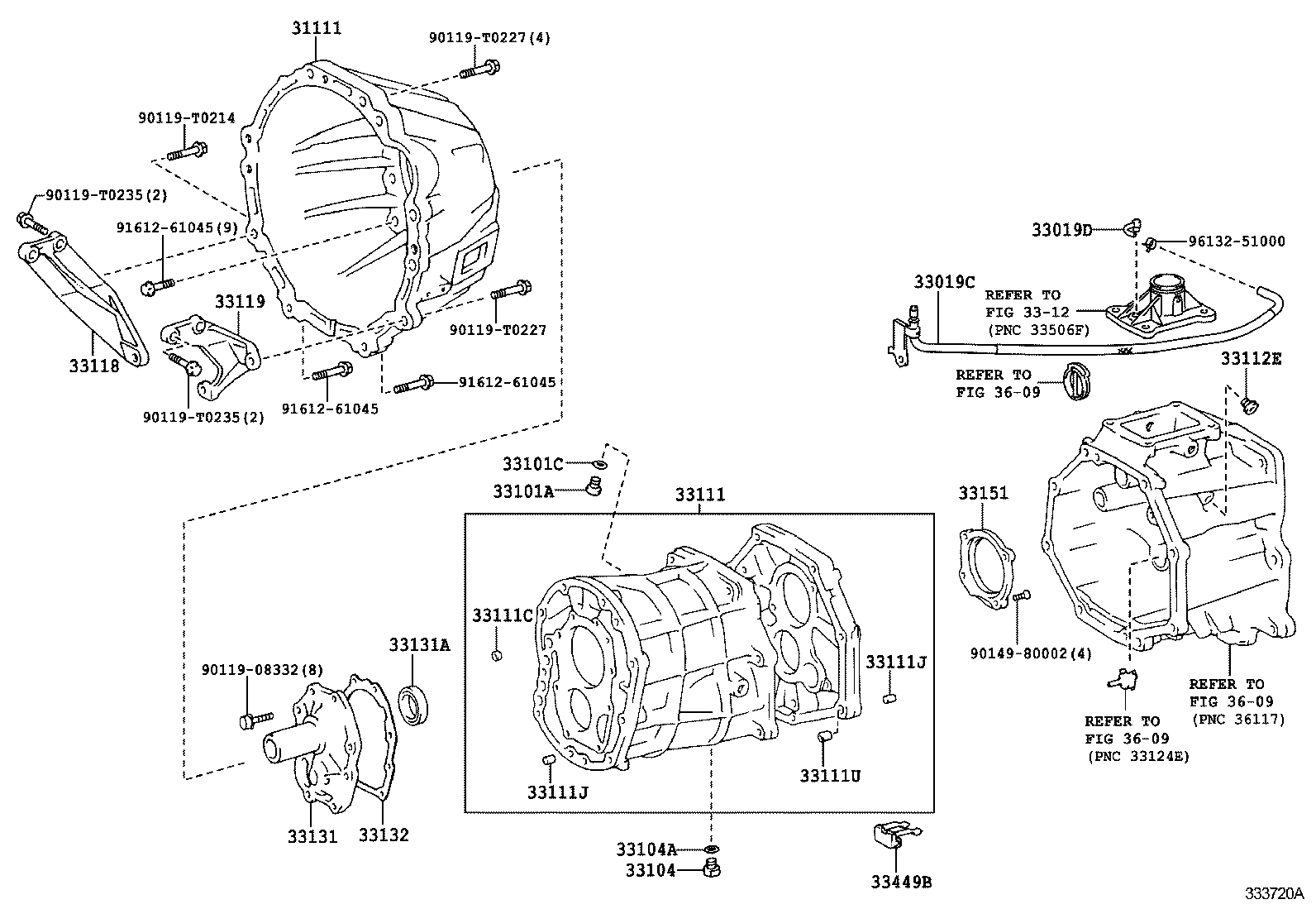  HILUX |  CLUTCH HOUSING TRANSMISSION CASE MTM