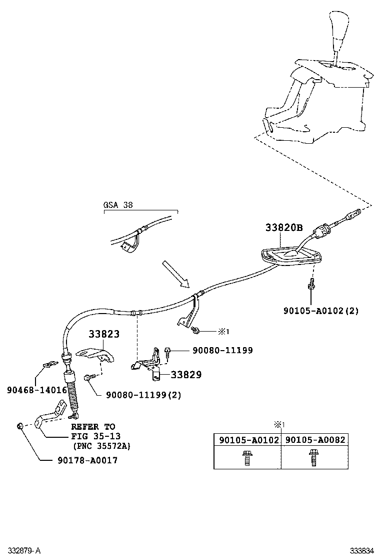  RAV4 NAP |  SHIFT LEVER RETAINER