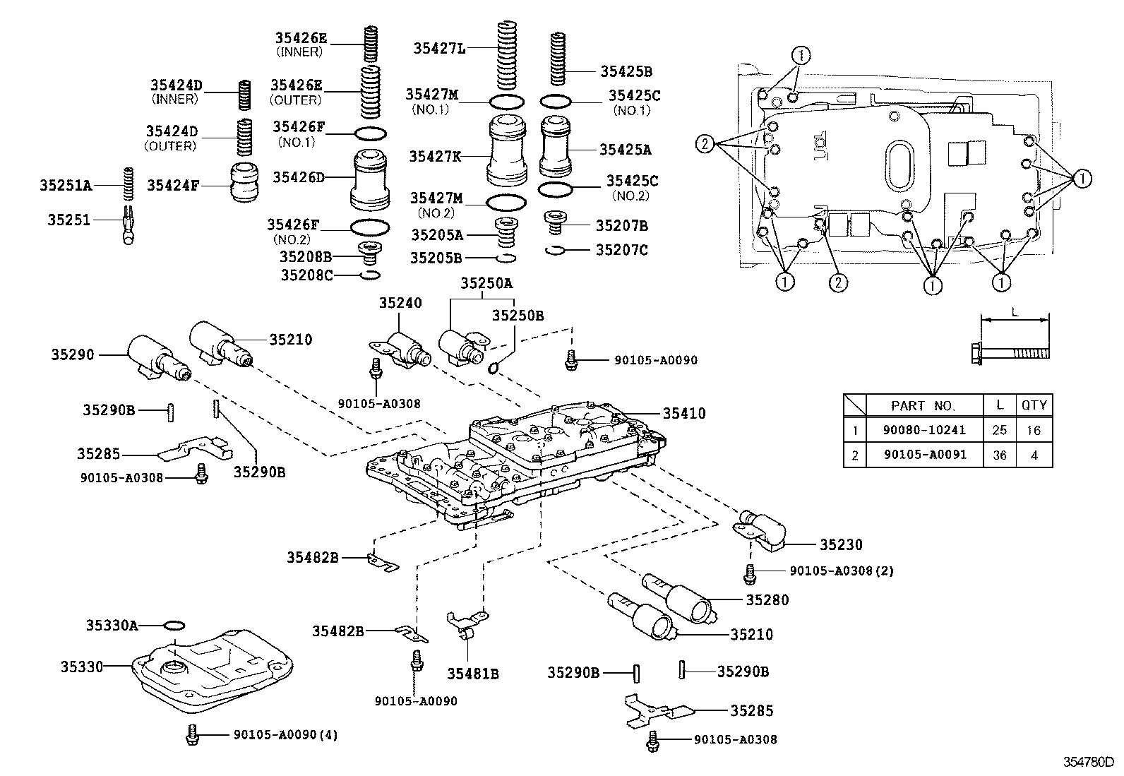  TACOMA |  VALVE BODY OIL STRAINER ATM