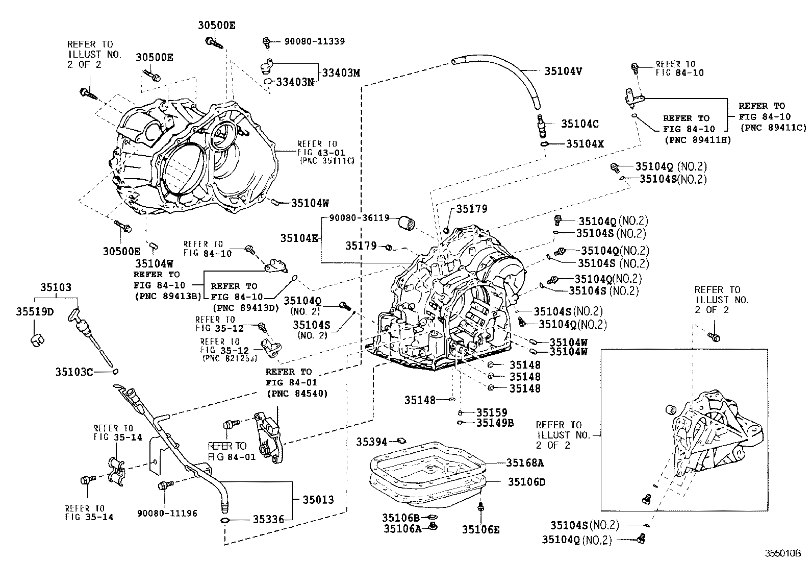  AVALON |  TRANSMISSION CASE OIL PAN ATM