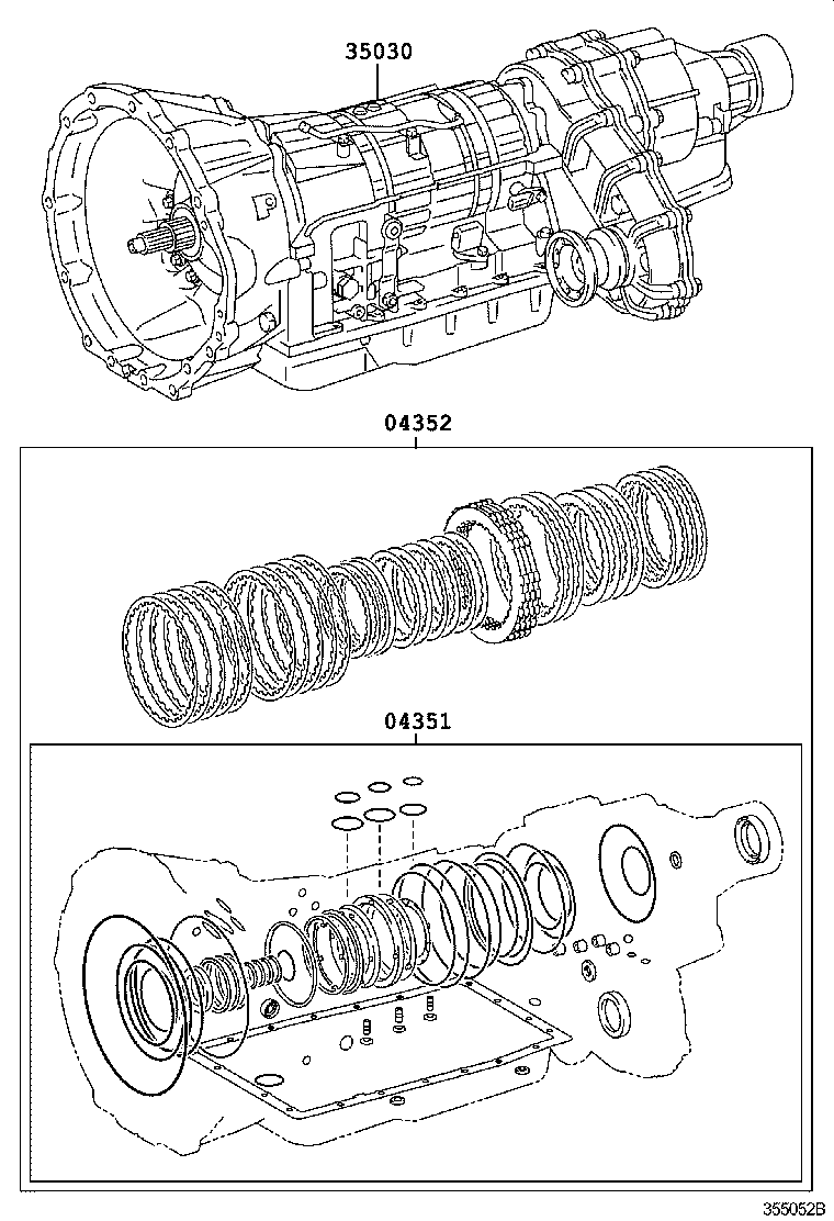  GS30 35 43 460 |  TRANSAXLE OR TRANSMISSION ASSY GASKET KIT ATM