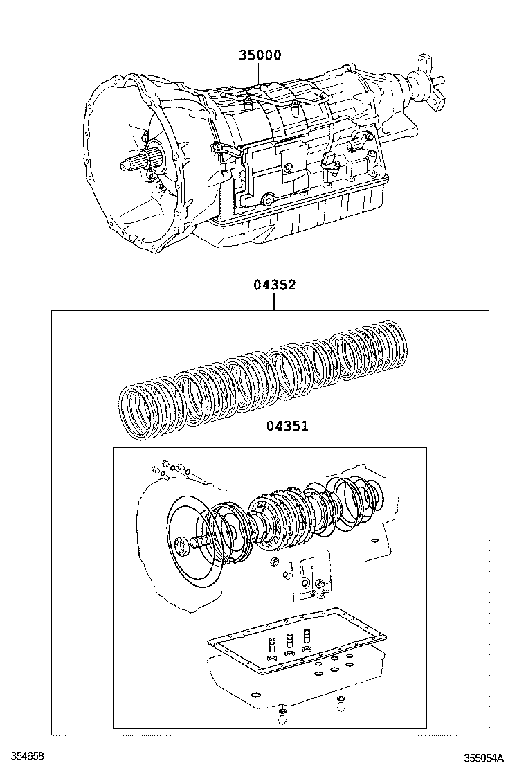 GS30 35 43 460 | TRANSAXLE OR TRANSMISSION ASSY GASKET KIT ATM
