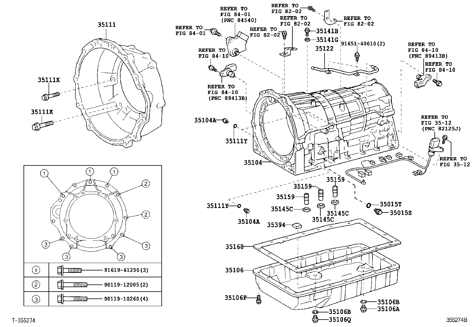  GS30 35 43 460 |  TRANSMISSION CASE OIL PAN ATM