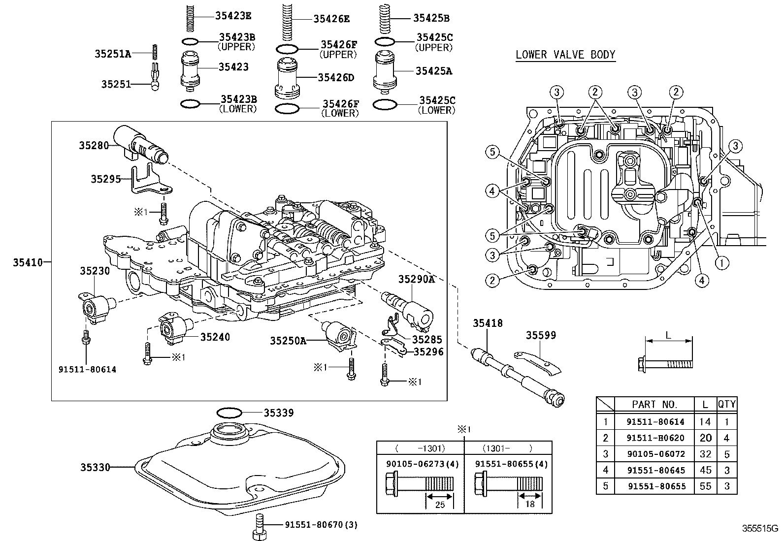  YARIS |  VALVE BODY OIL STRAINER ATM