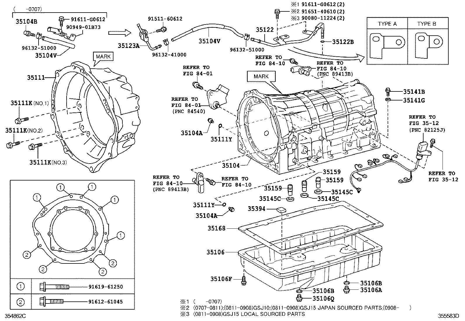  FJ CRUISER |  TRANSMISSION CASE OIL PAN ATM