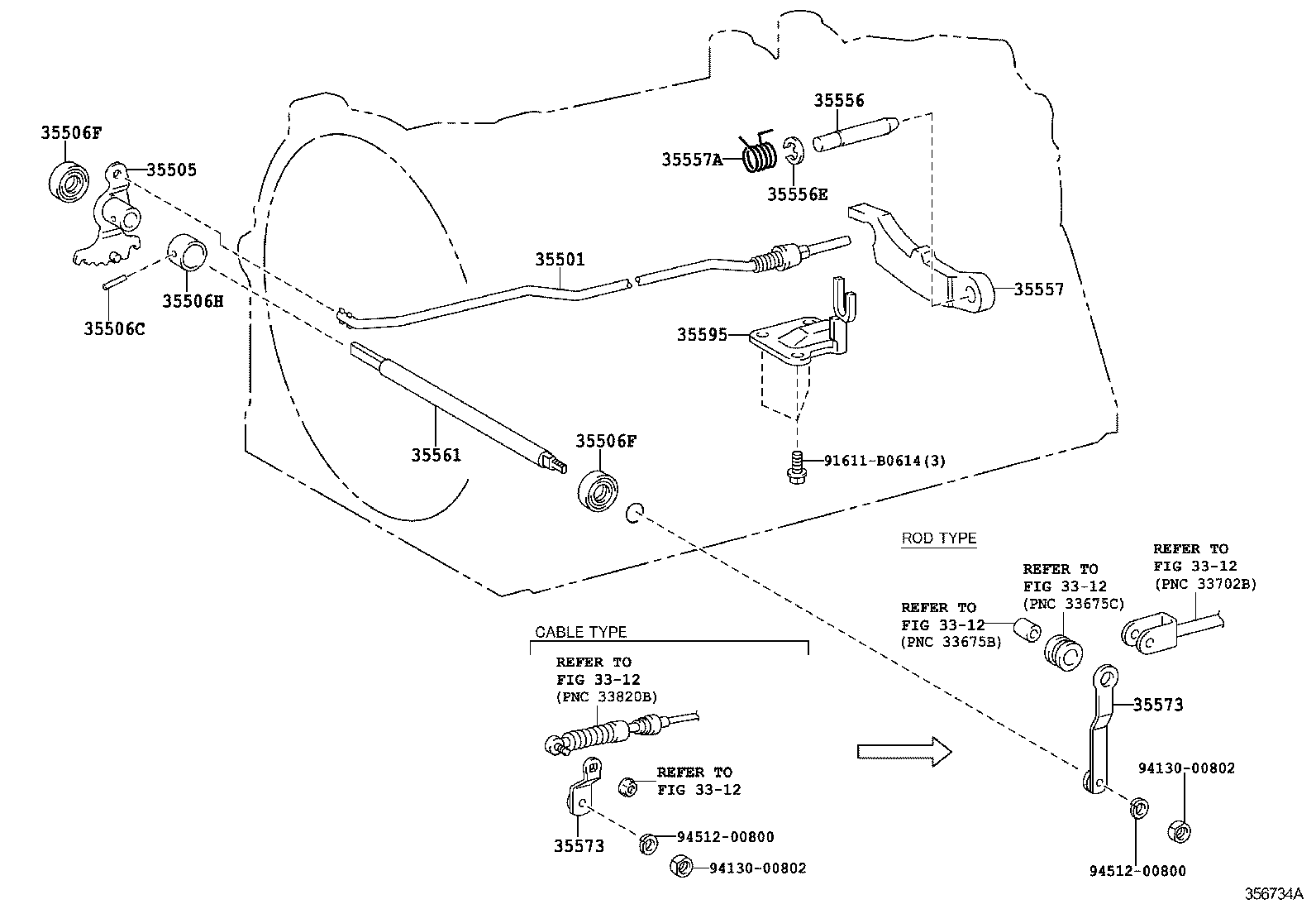  TACOMA |  THROTTLE LINK VALVE LEVER ATM