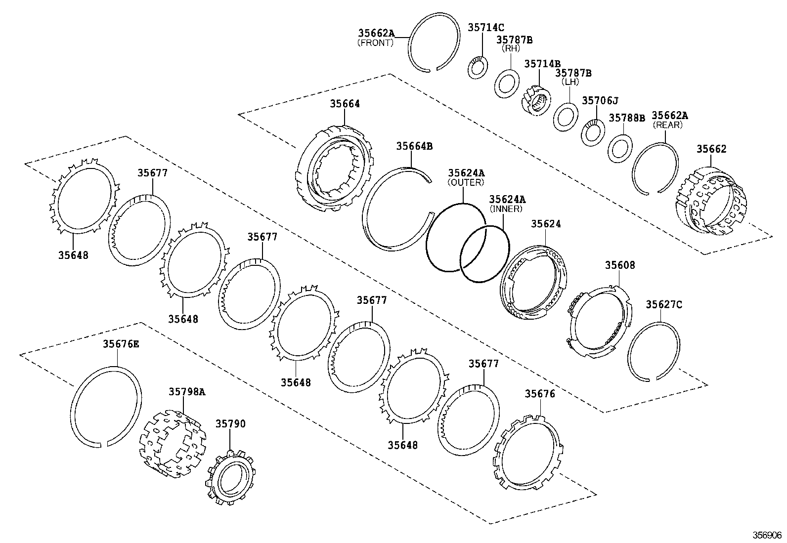  RAV4 JPP |  CENTER SUPPORT PLANETARY SUN GEAR ATM