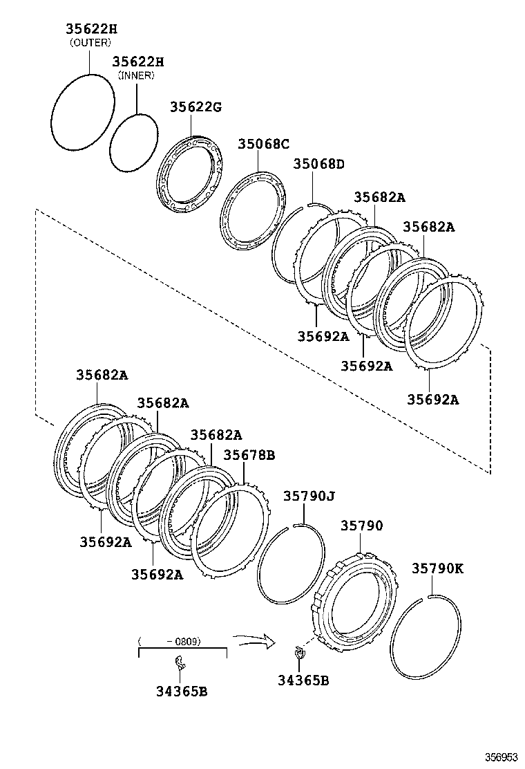 CAMRY JPP | CENTER SUPPORT PLANETARY SUN GEAR ATM