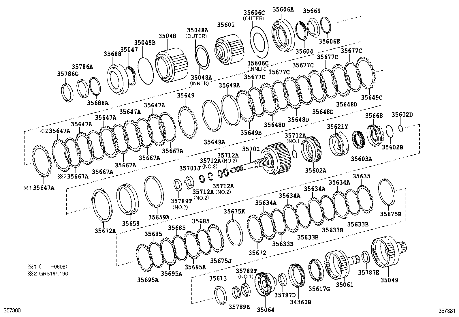 GS30 35 43 460 | BRAKE BAND MULTIPLE DISC CLUTCH ATM
