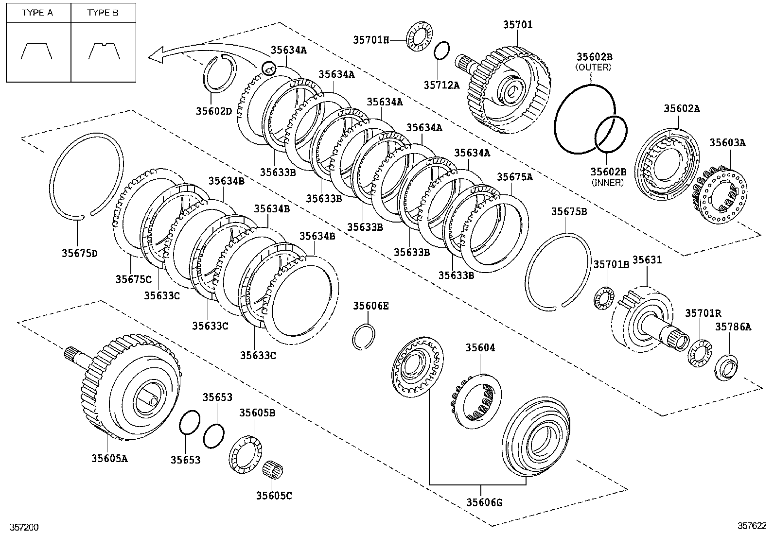  SCION XB |  BRAKE BAND MULTIPLE DISC CLUTCH ATM