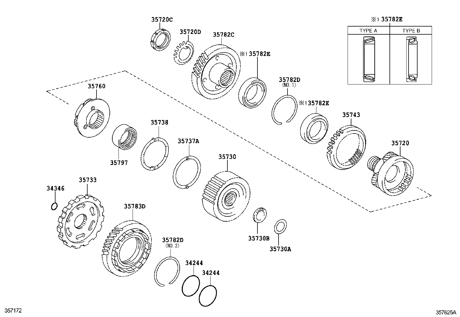  SCION XB |  PLANETARY GEAR REVERSE PISTON COUNTER GEAR ATM