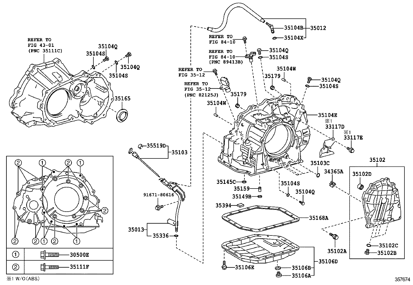  YARIS |  TRANSMISSION CASE OIL PAN ATM