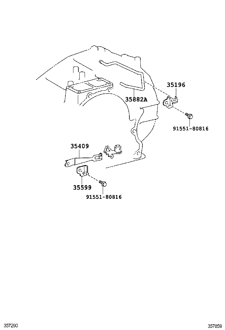  SCION TC |  VALVE BODY OIL STRAINER ATM