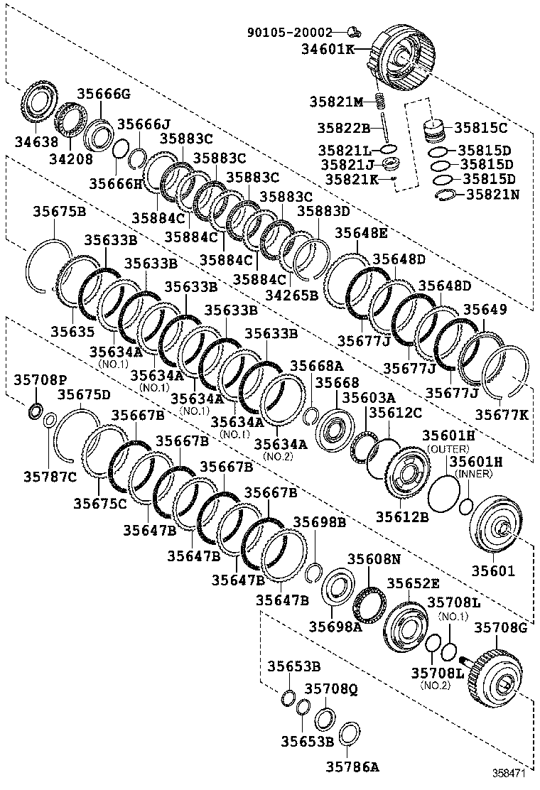  RX350 450H |  BRAKE BAND MULTIPLE DISC CLUTCH ATM