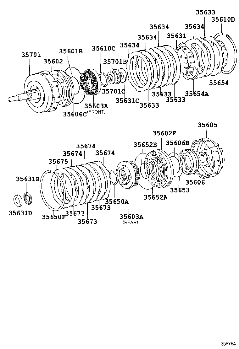  HIACE |  BRAKE BAND MULTIPLE DISC CLUTCH ATM