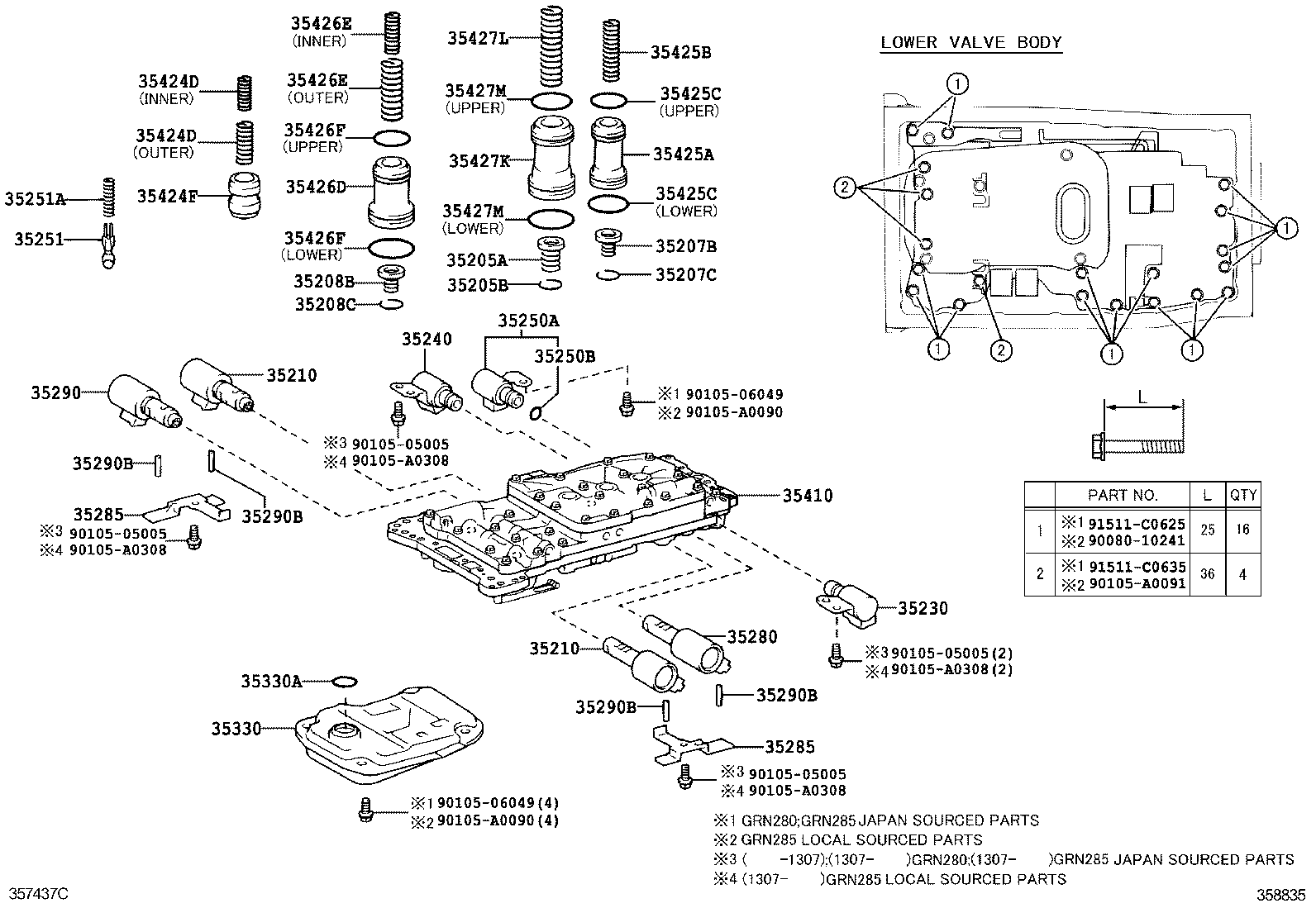  4RUNNER |  VALVE BODY OIL STRAINER ATM