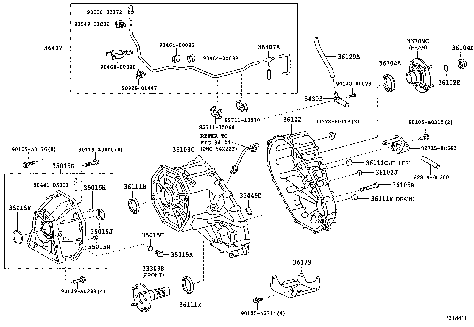  TUNDRA |  TRANSFER CASE EXTENSION HOUSING
