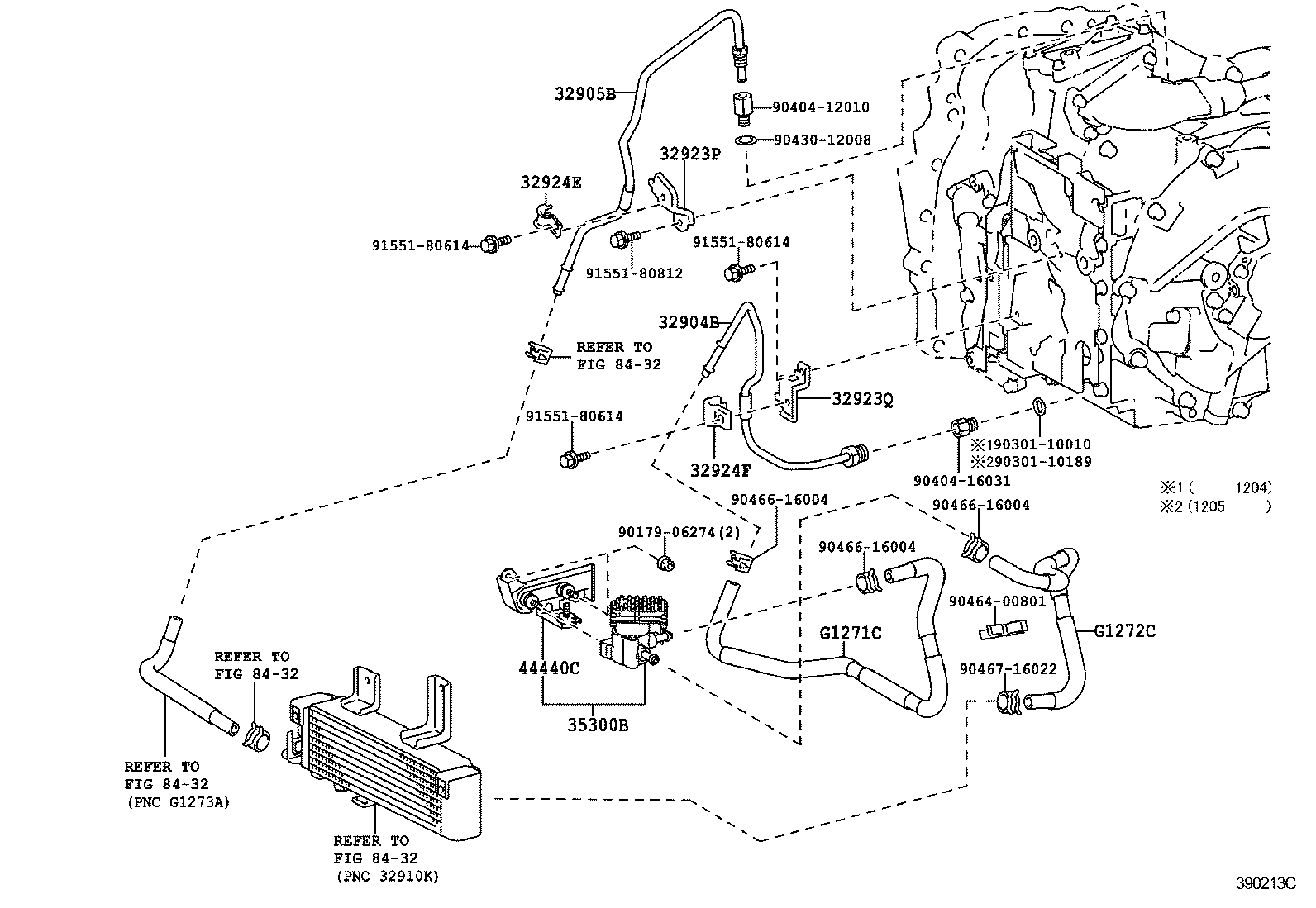  HIGHLANDER JPP |  OIL COOLER TUBE HYBRID VEHICLE