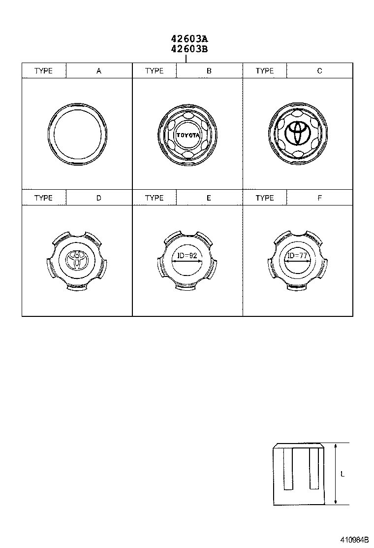  LAND CRUISER 70 |  DISC WHEEL WHEEL CAP