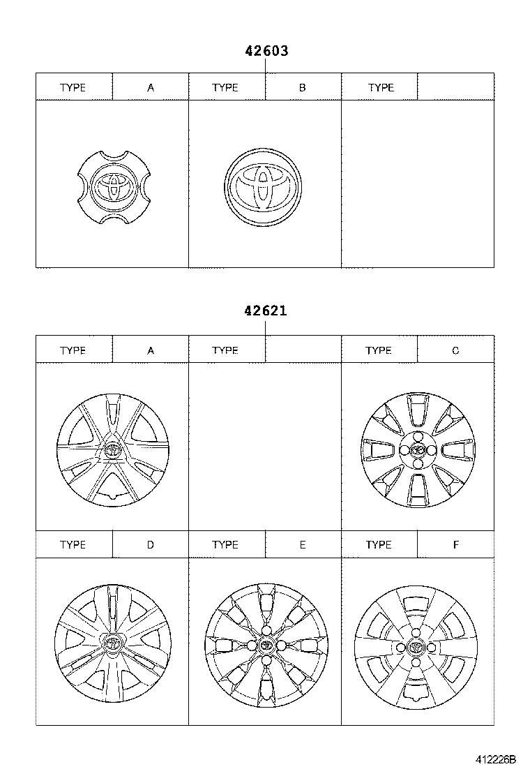  YARIS |  DISC WHEEL WHEEL CAP