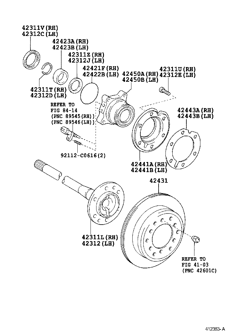  FJ CRUISER |  REAR AXLE SHAFT HUB