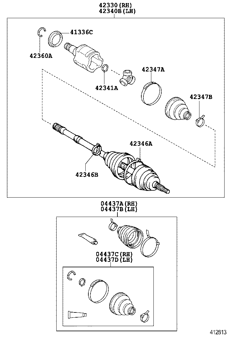  MATRIX |  REAR AXLE SHAFT HUB