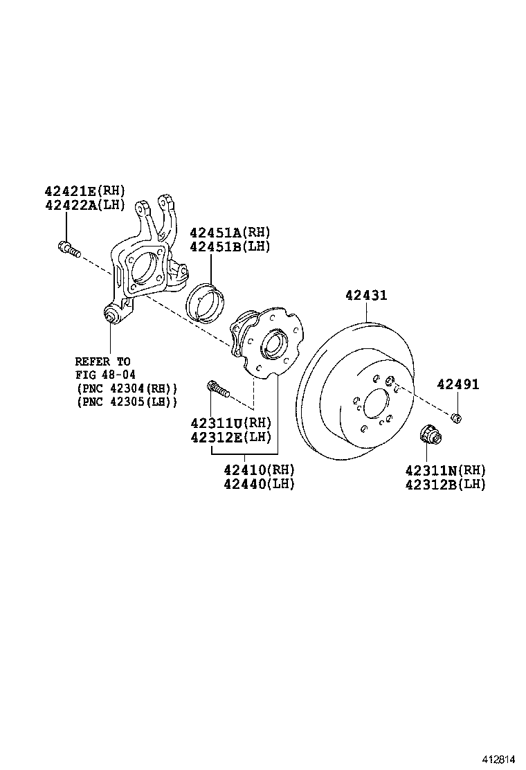  MATRIX |  REAR AXLE SHAFT HUB