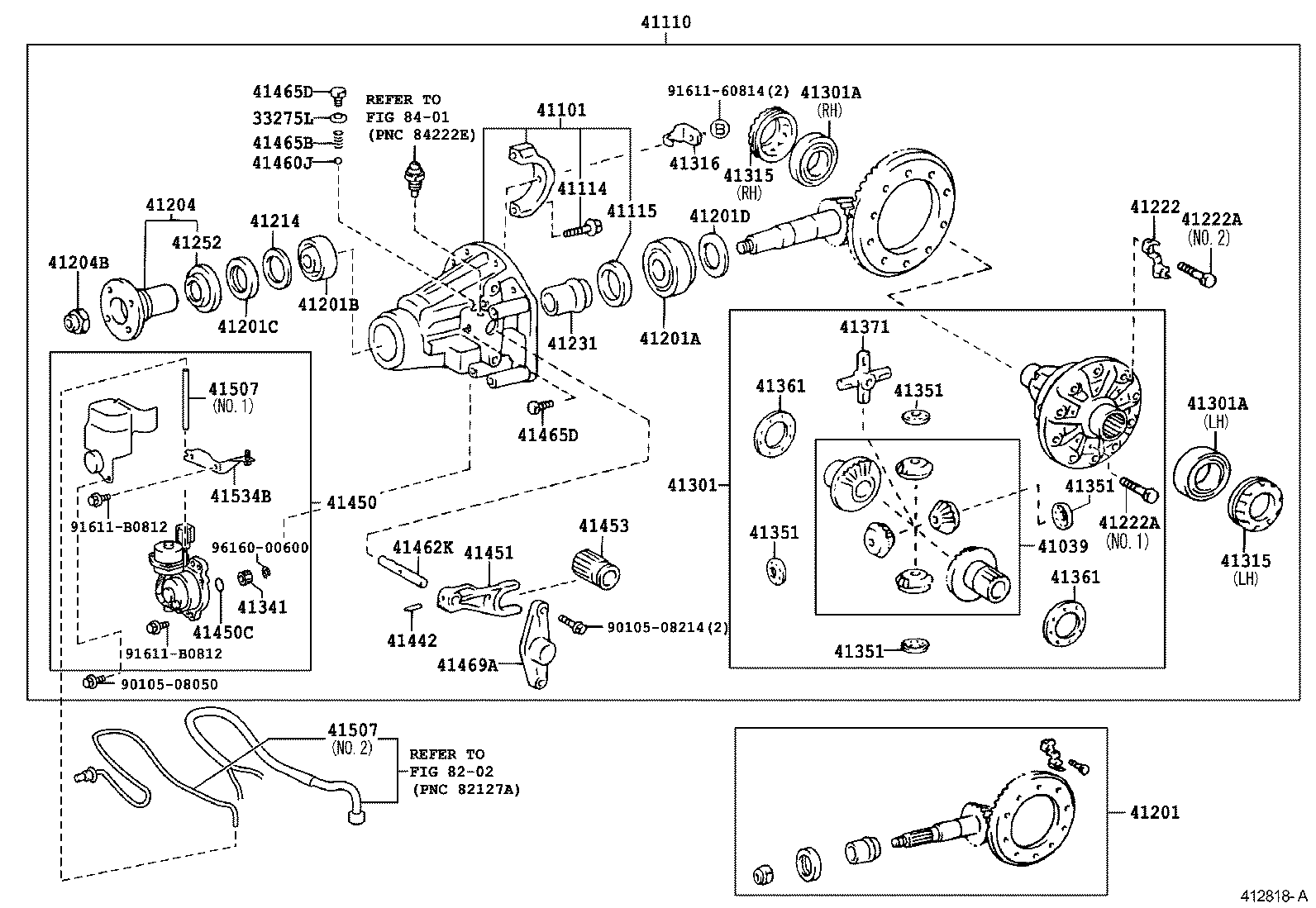  TACOMA |  REAR AXLE HOUSING DIFFERENTIAL