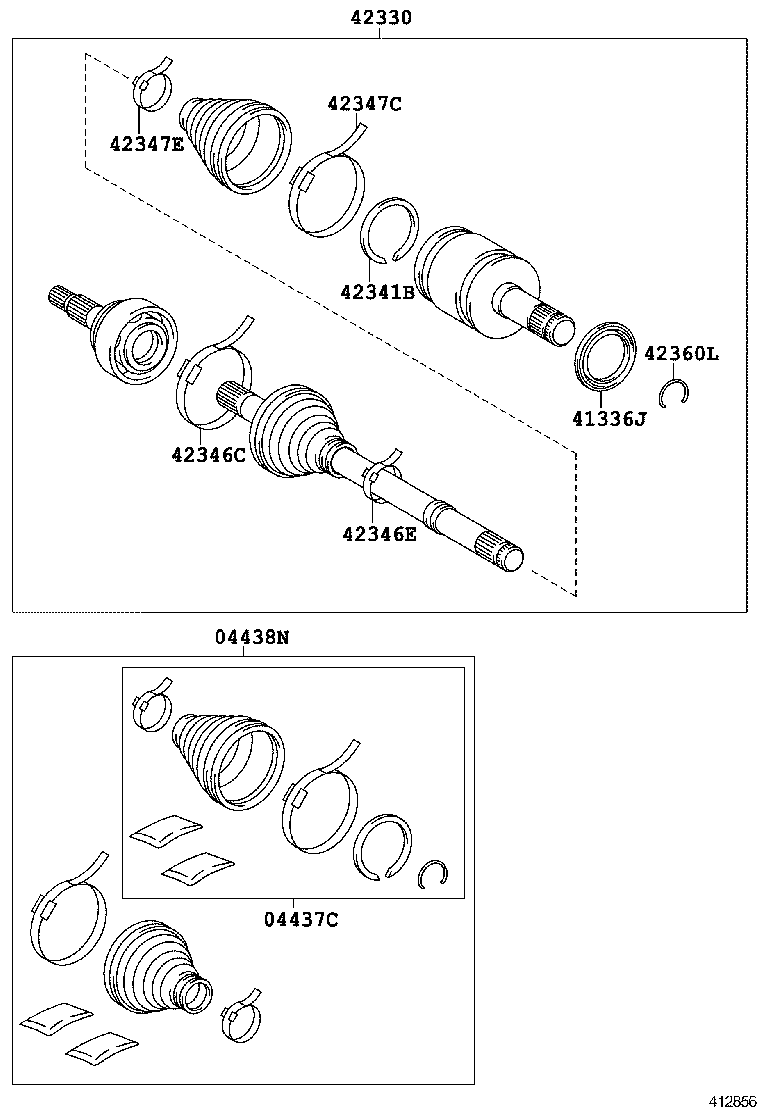  SEQUOIA |  REAR AXLE SHAFT HUB