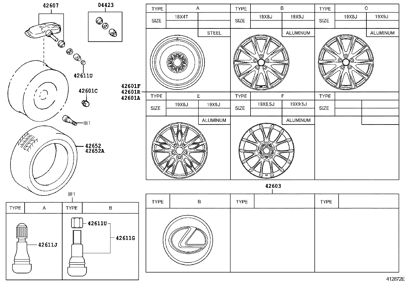  IS F |  DISC WHEEL WHEEL CAP