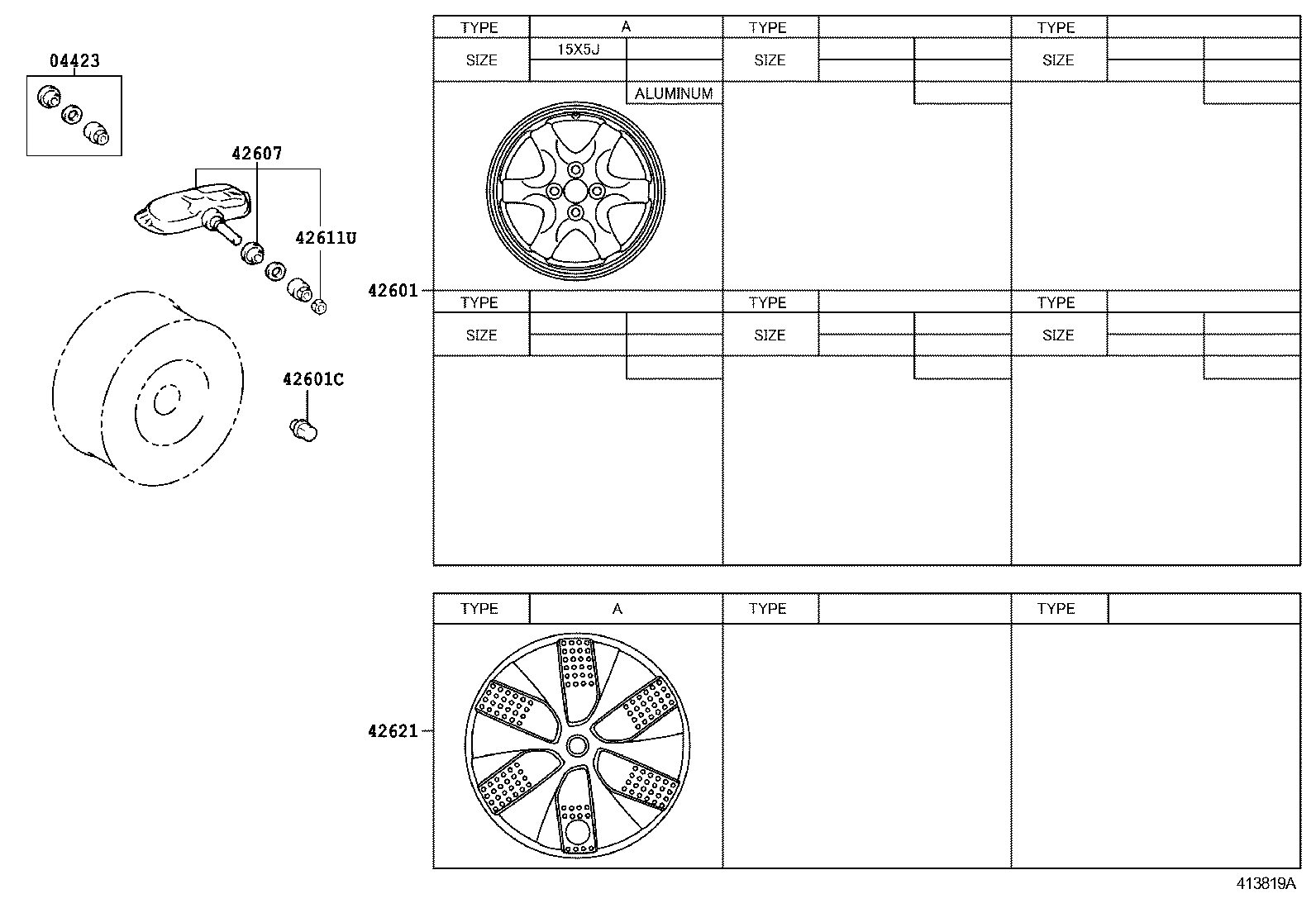  SCION IQ EV |  DISC WHEEL WHEEL CAP