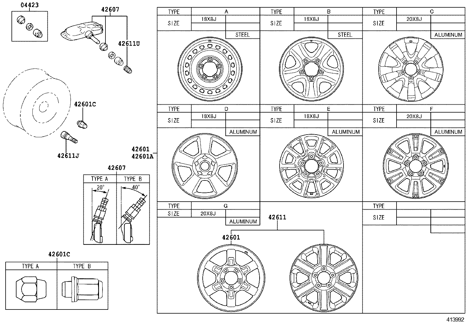  TUNDRA |  DISC WHEEL WHEEL CAP