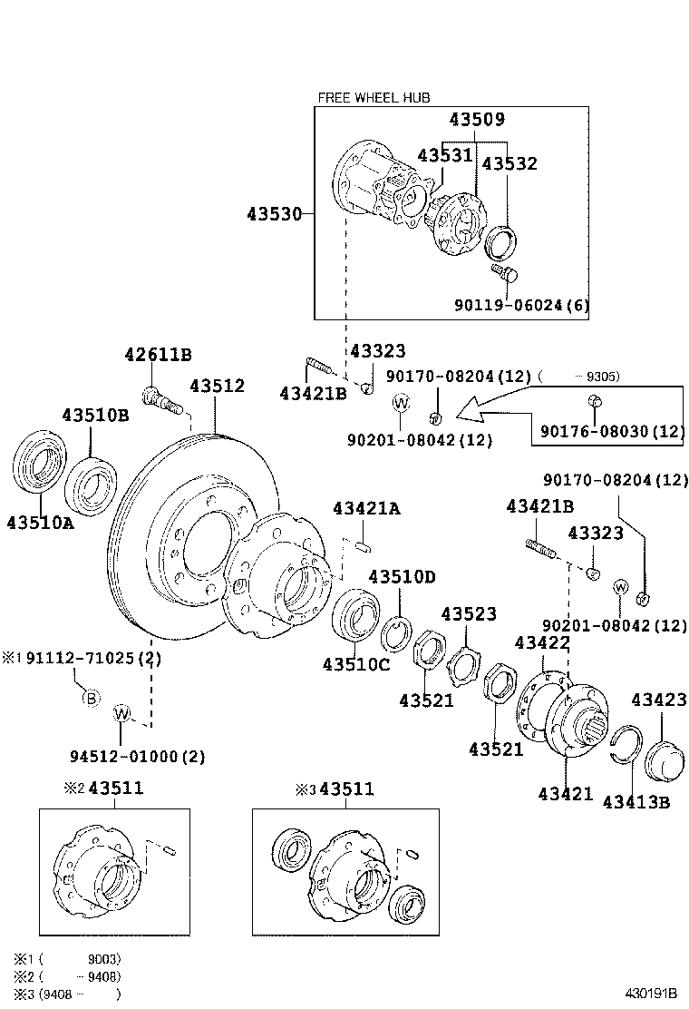  LAND CRUISER 70 |  FRONT AXLE HUB