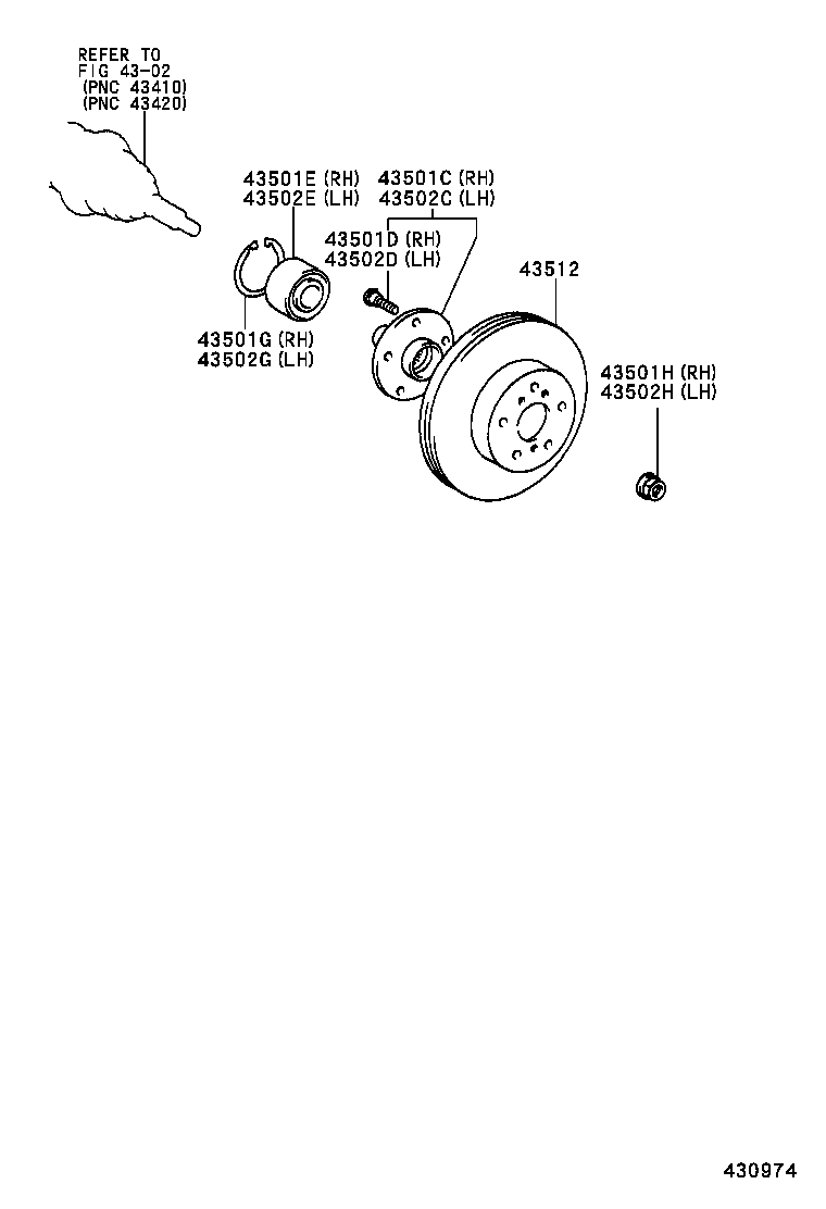  SCION TC |  FRONT AXLE HUB