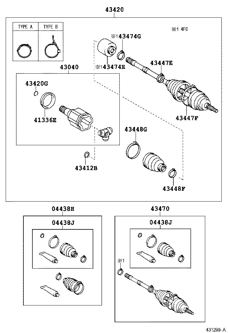  SCION TC |  FRONT DRIVE SHAFT