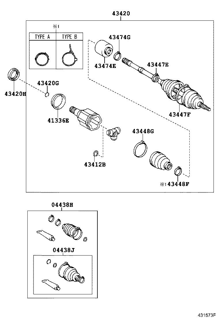  RAV4 JPP |  FRONT DRIVE SHAFT