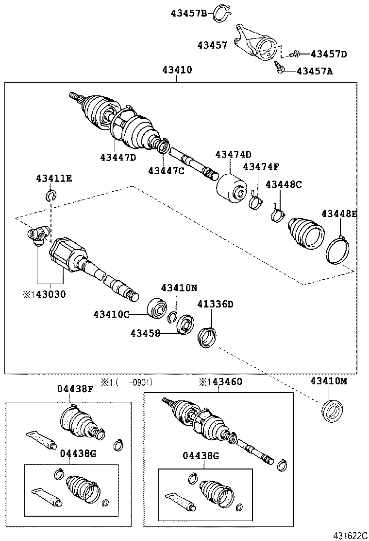  CAMRY JPP |  FRONT DRIVE SHAFT