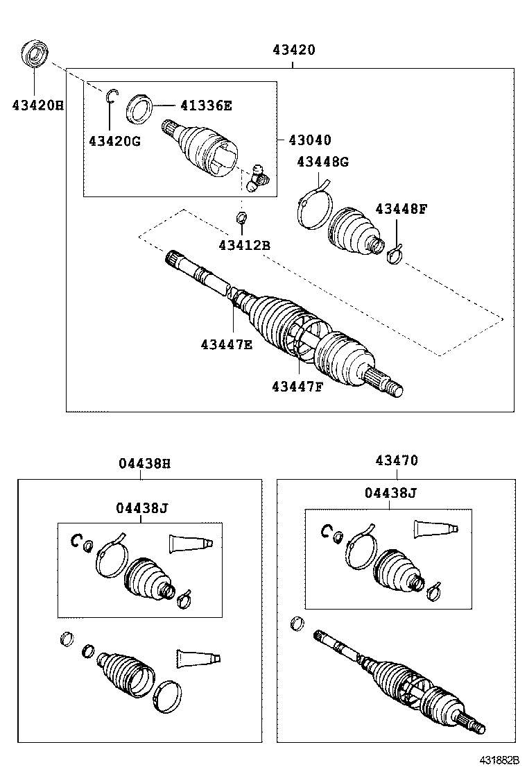  SCION XD |  FRONT DRIVE SHAFT