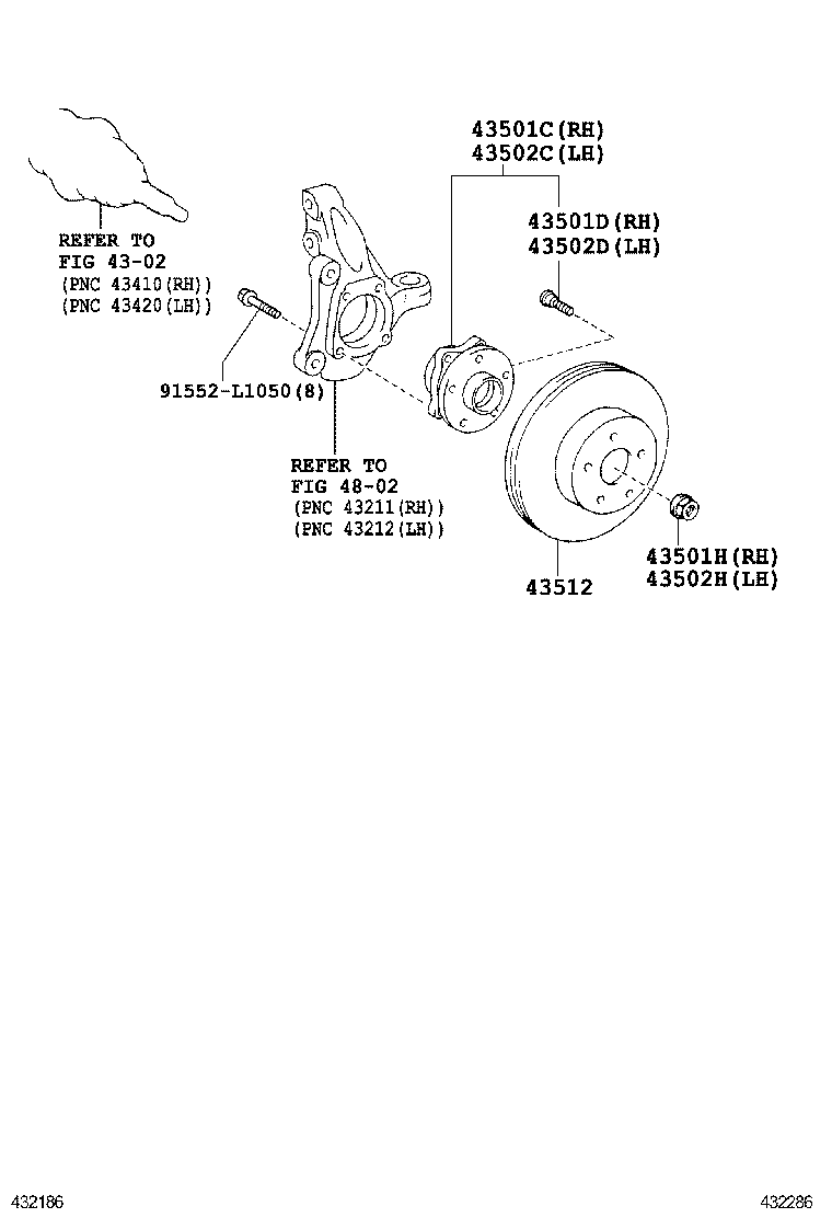  PRIUS PLUG IN HBD |  FRONT AXLE HUB