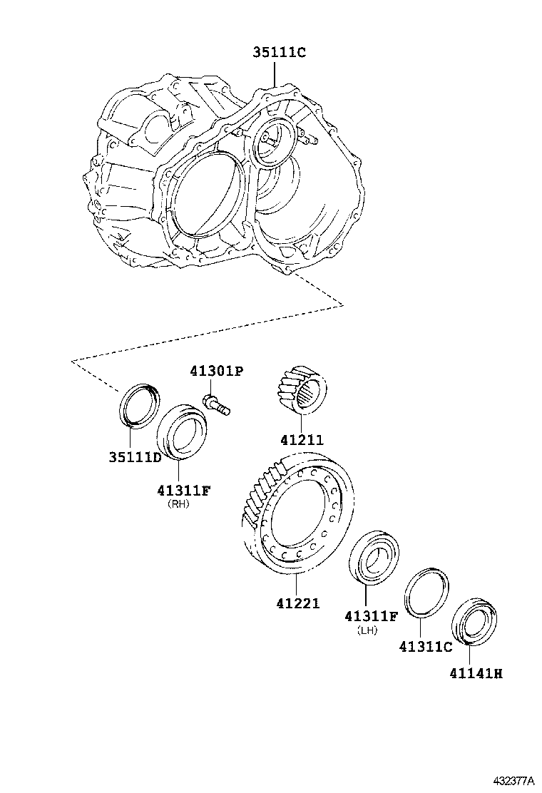  HIGHLANDER NAP |  FRONT AXLE HOUSING DIFFERENTIAL