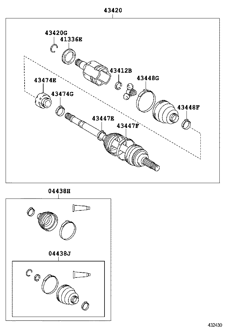  MATRIX |  FRONT DRIVE SHAFT